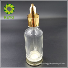 30ml 50ml best selling clear colored empty cosmetic glass dropper bottle